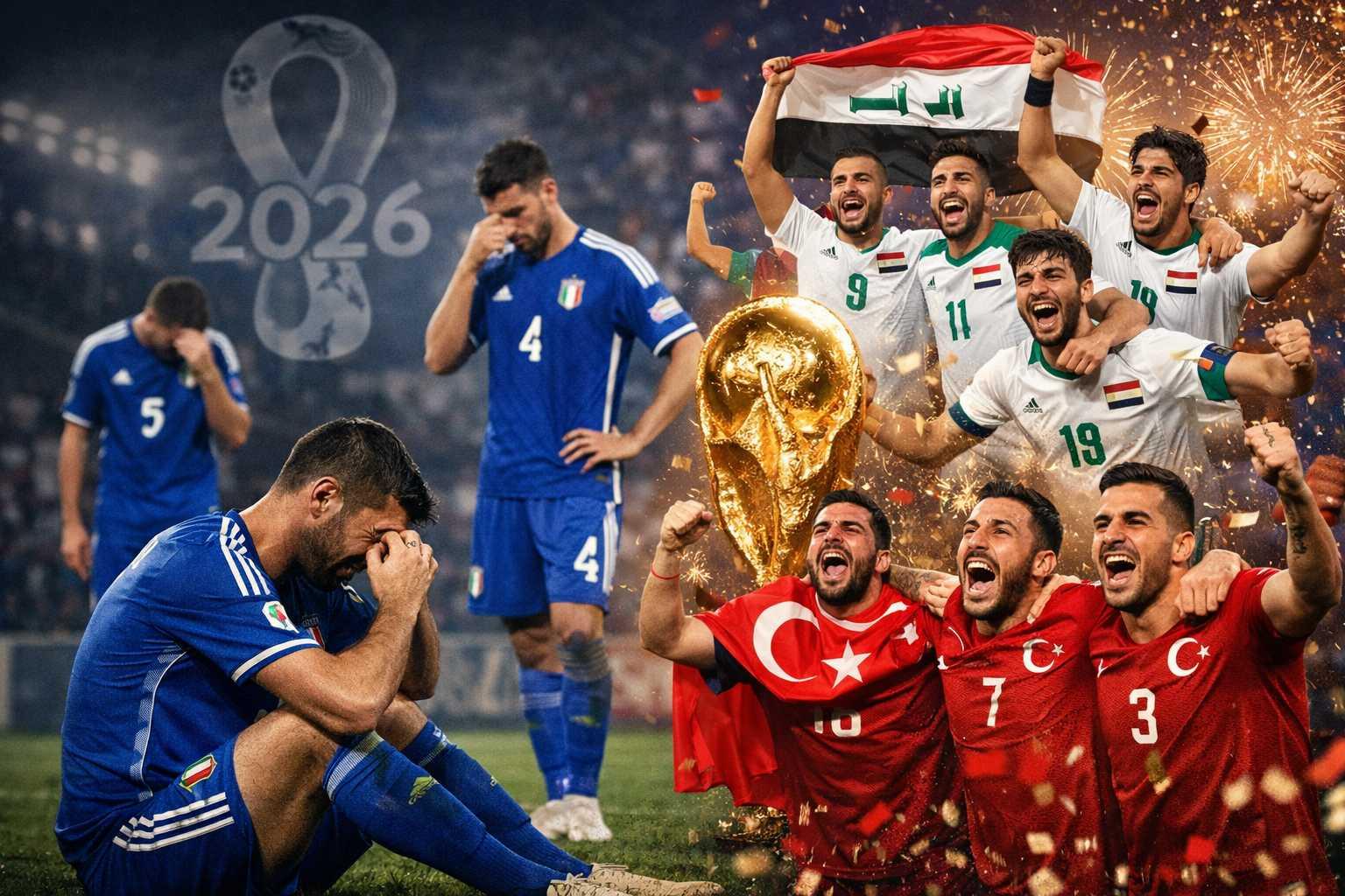 Italy’s FIFA World Cup Nightmare Continues as Qualification Dream Collapses Again, While Iraq and Turkiye Rejoice After Securing FIFA World Cup Qualification