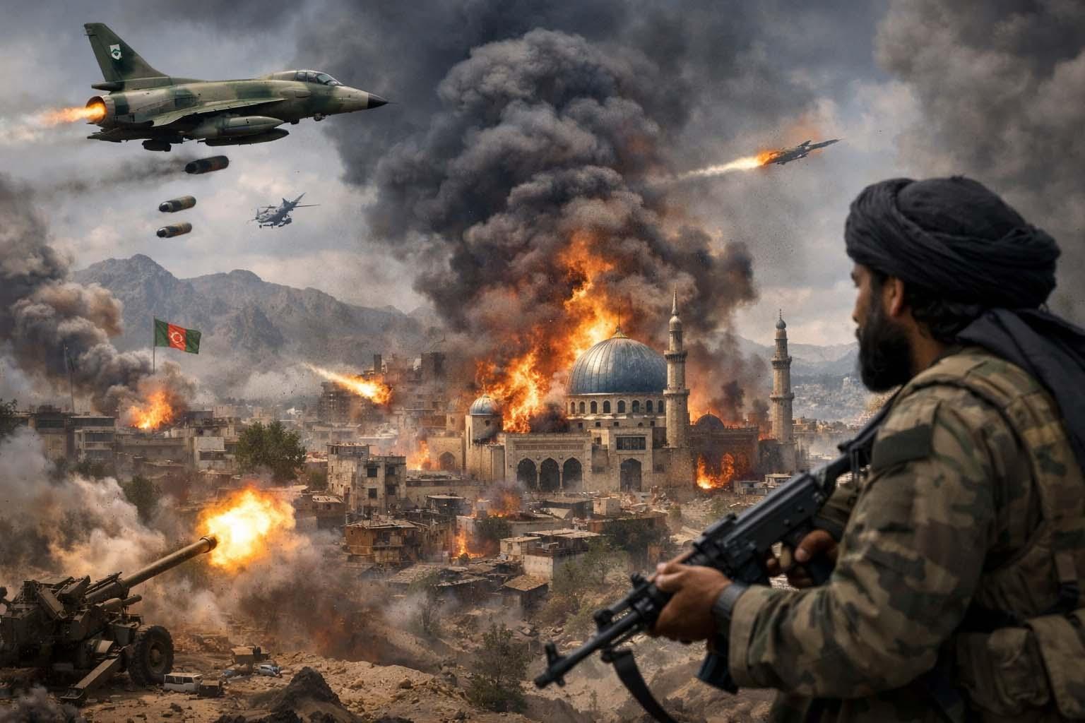 Pakistan and Afghanistan Escalate into Full-Scale Military Confrontation