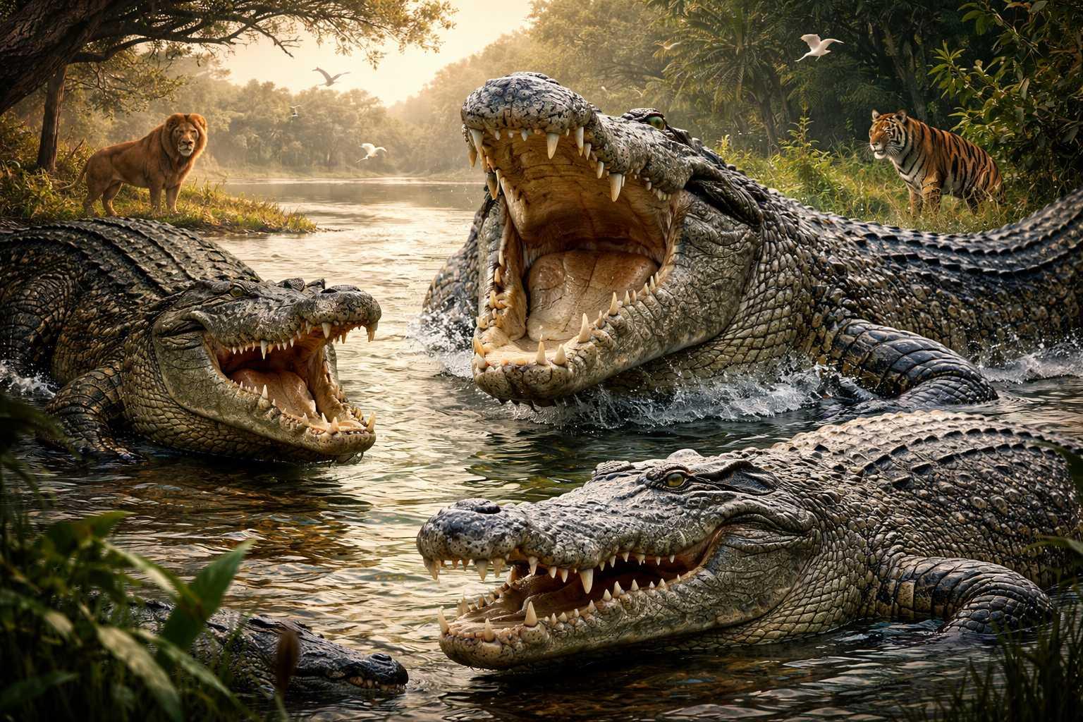 The Three Most Dangerous Crocodile Species Responsible for Most Human Attacks
